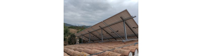 Estrutura e fixações para instalações fotovoltaicas